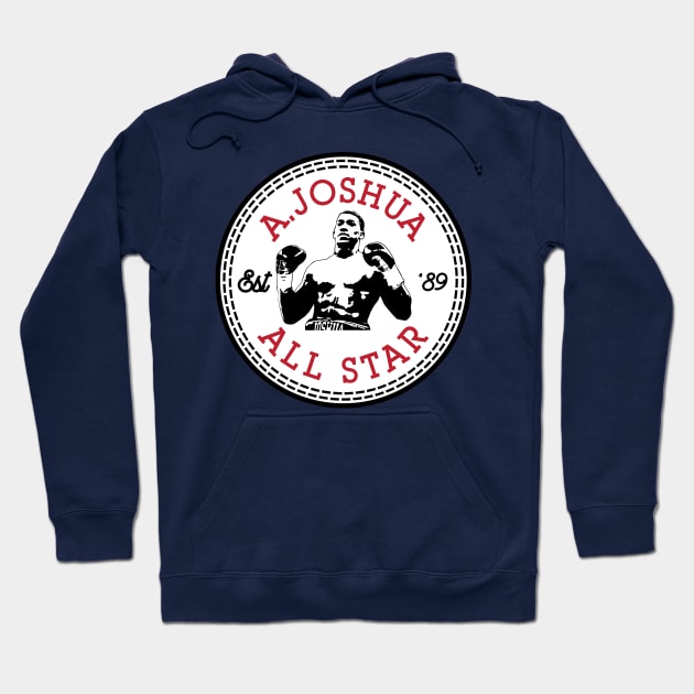 Anthony Joshua All Star Converse Logo Hoodie by Rebus28